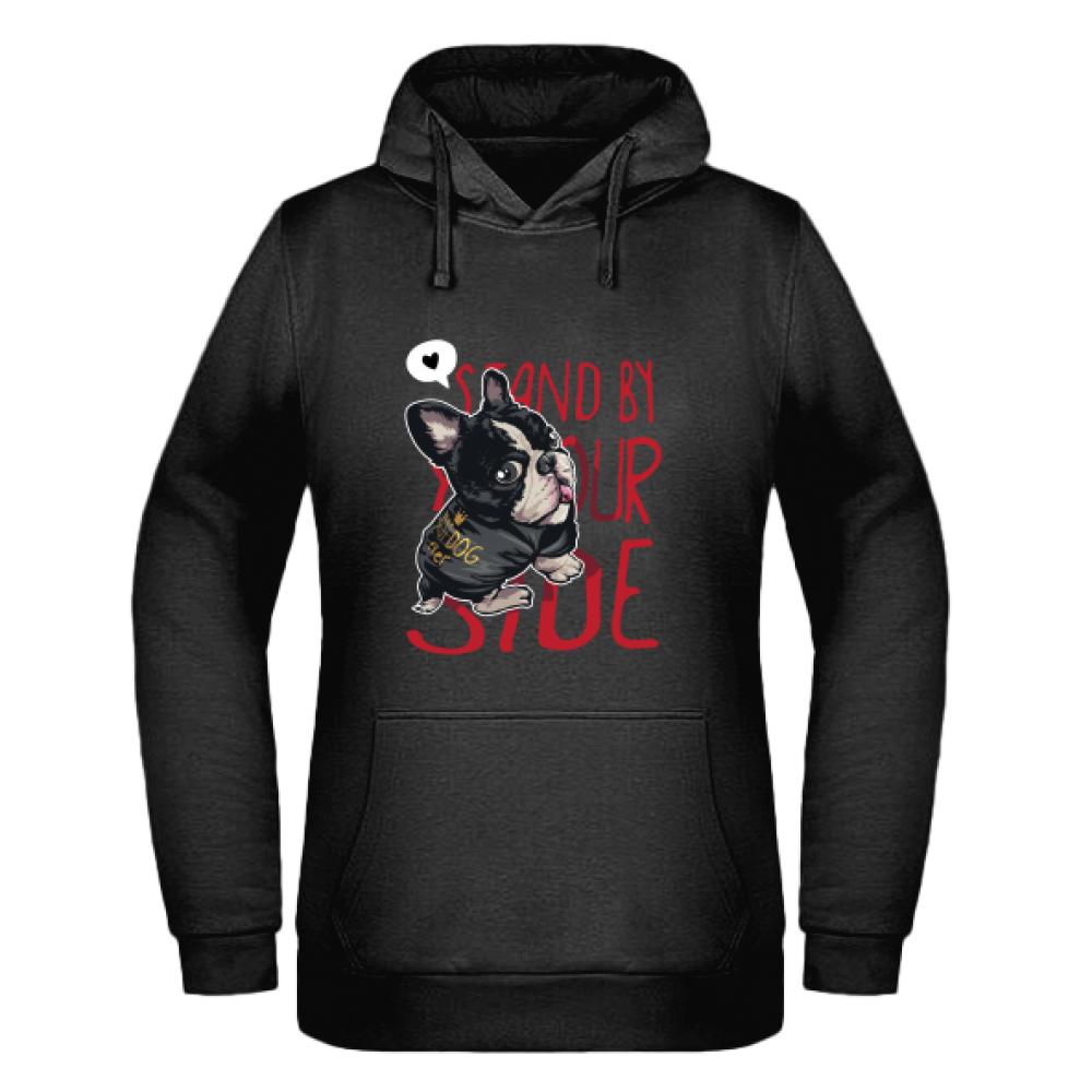 Stand By Your Side bluza damska z kapturem