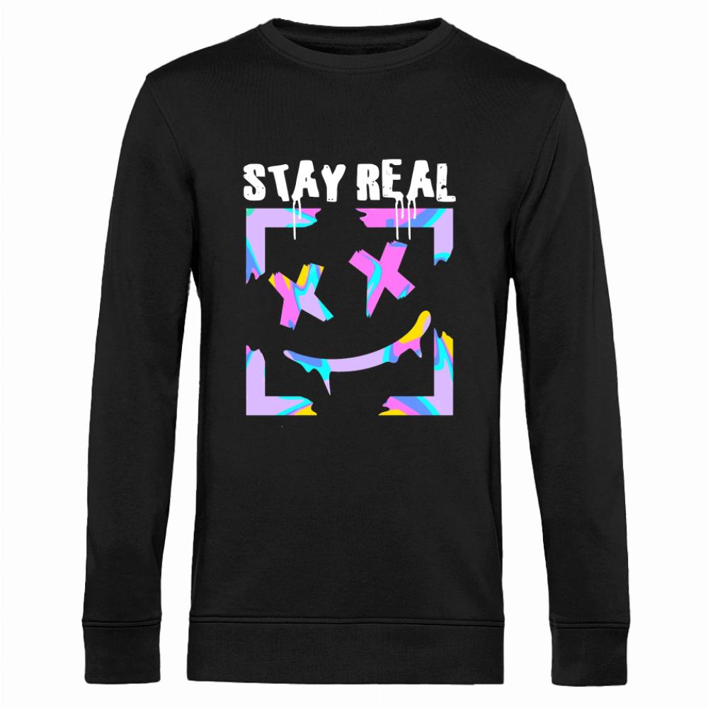 STAY REAL bluza męska bez kaptura