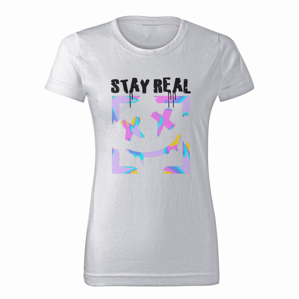 STAY REAL1 koszulka damska