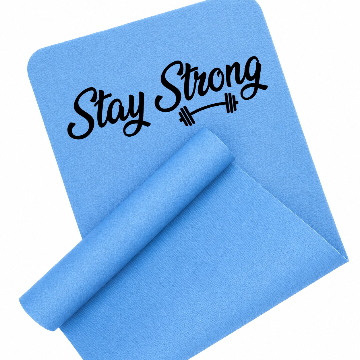 Stay strong 2 mata piankowa do ćwiczeń kolor błękitny mata