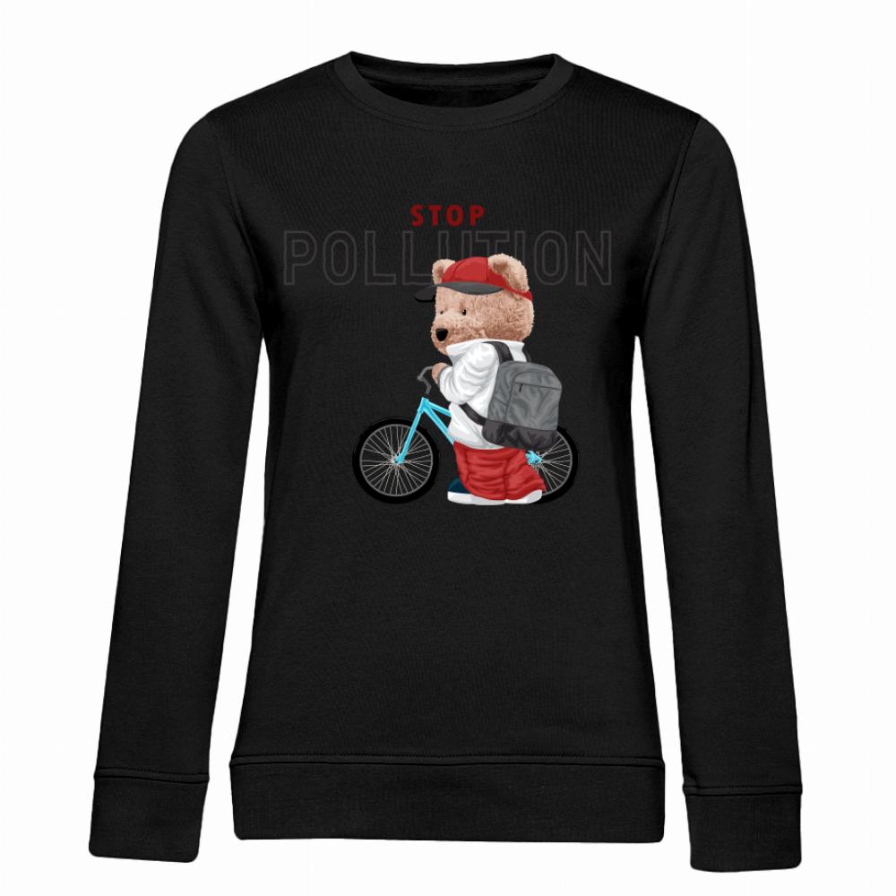 Stop Pollution Teddy bluza damska bez kaptura