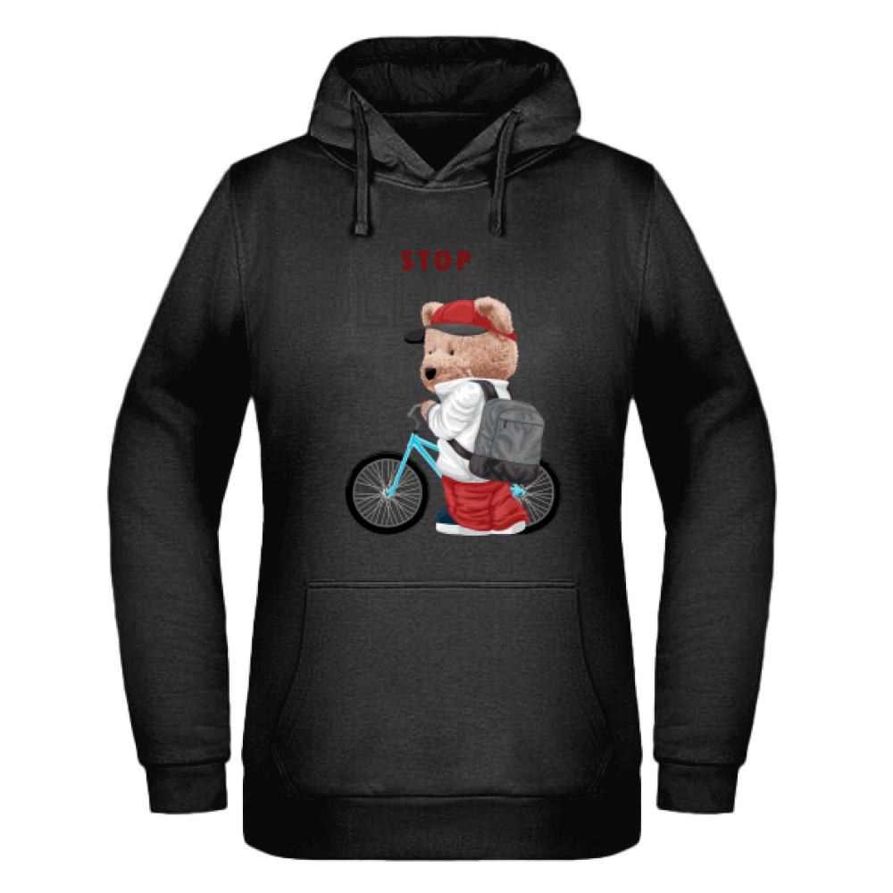 Stop Pollution Teddy bluza damska z kapturem