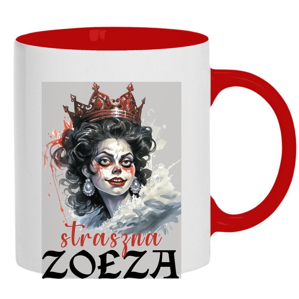 Straszna Zołza kubek ucho kolor