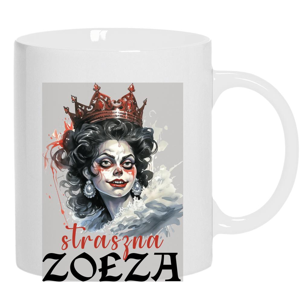 Straszna Zołza kubek ucho kolor kolor biały