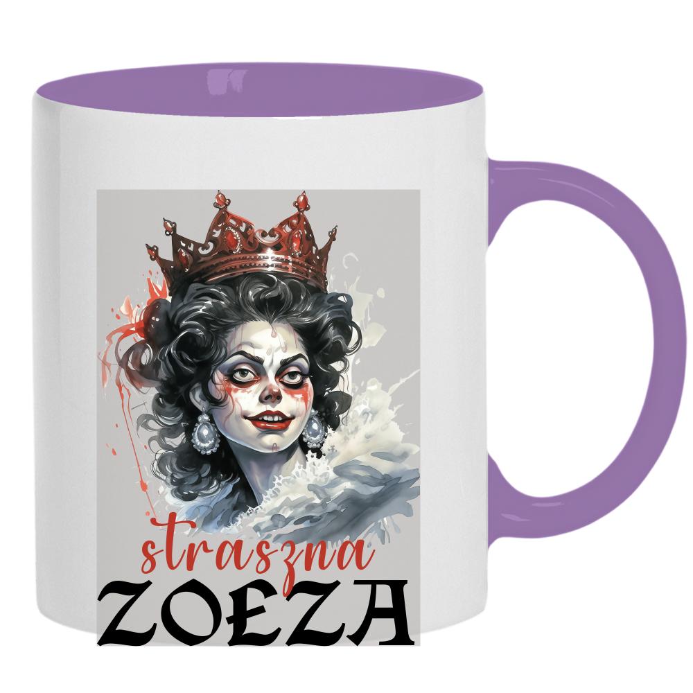 Straszna Zołza kubek ucho kolor kolor jasnofioletowy