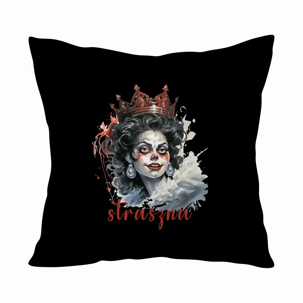 Straszna Zołza poduszka kolor navy