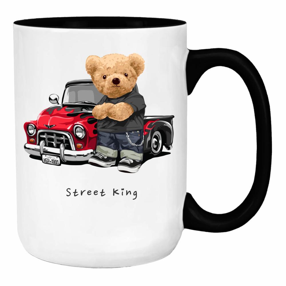 Street King duży kubek ucho kolor kolor pink