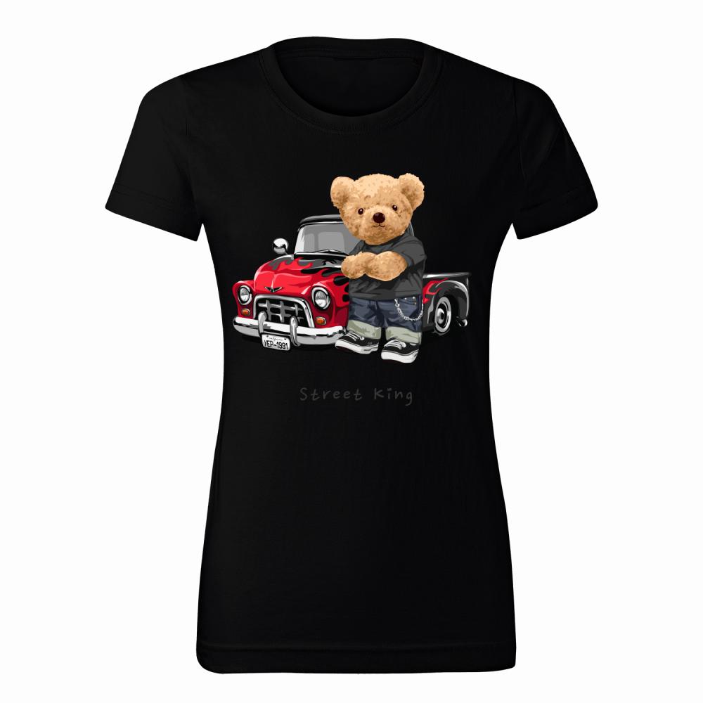 Street King koszulka damska kolor red