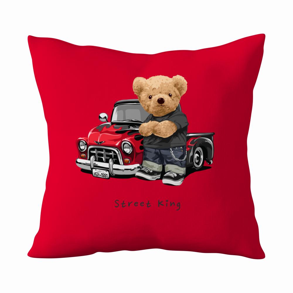 Street King poduszka kolor czerwony