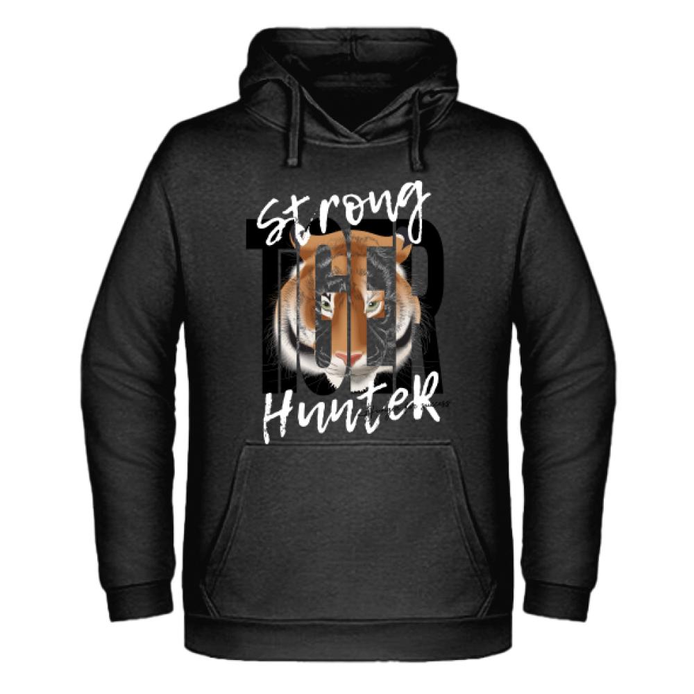 Strong Tiger Hunter bluza męska z kapturem