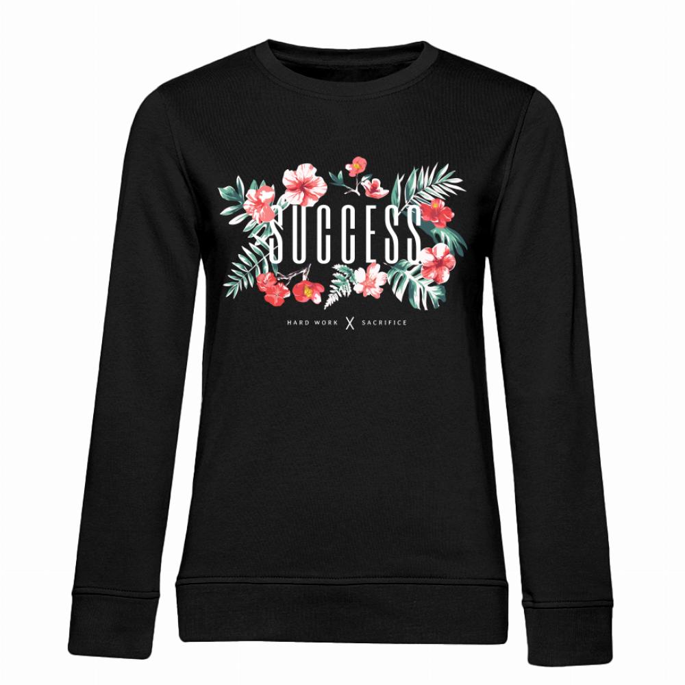 Success Flowers bluza damska bez kaptura
