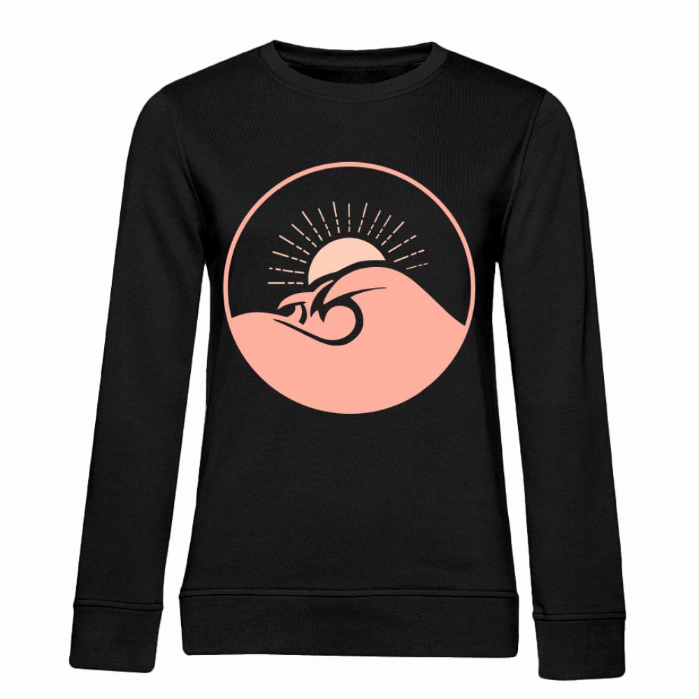 Sunset Wave bluza damska bez kaptura