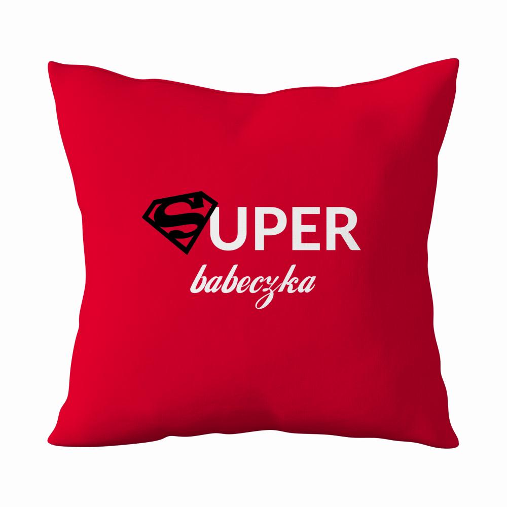 Super Babeczka poduszka kolor czerwony