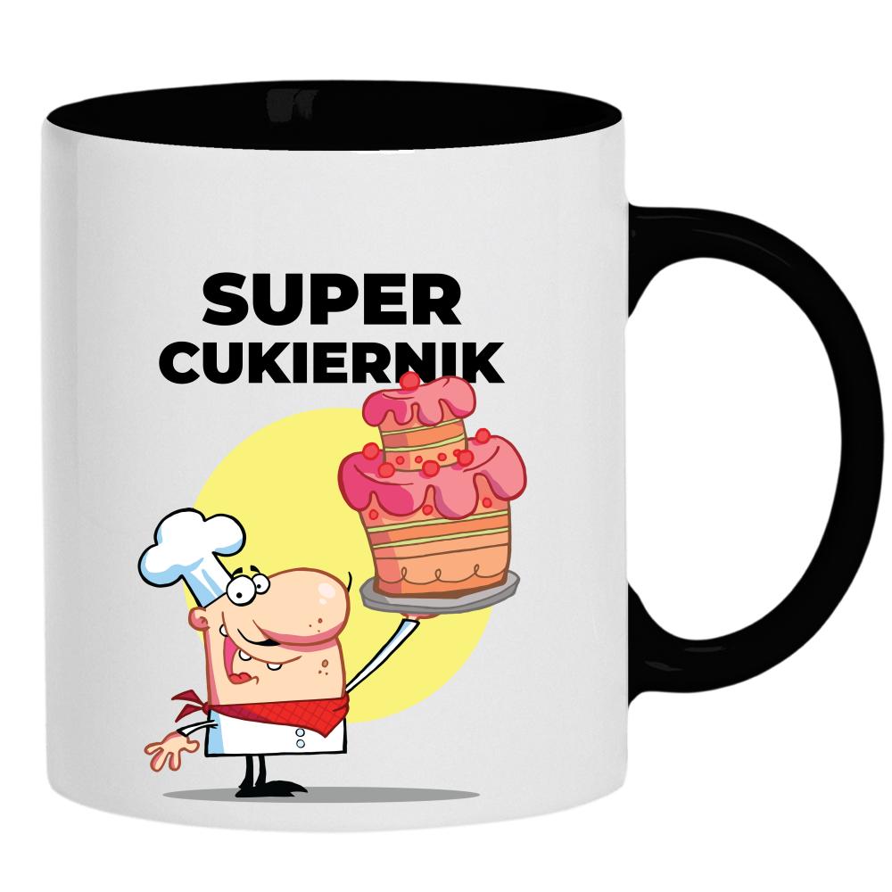 Super Cukiernik kubek ucho kolor kolor czarnyy