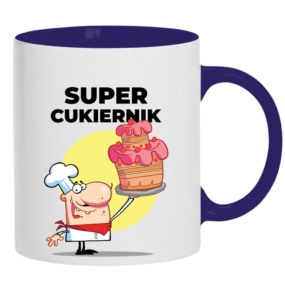 Super Cukiernik kubek ucho kolor kolor navy