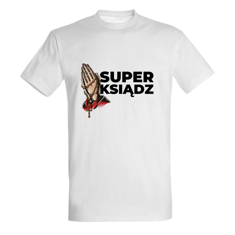 Super Ksiądz koszulka męska