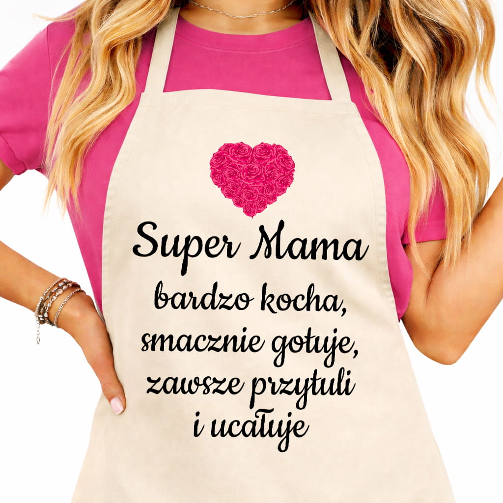 Super Mama bardzo kocha fartuch