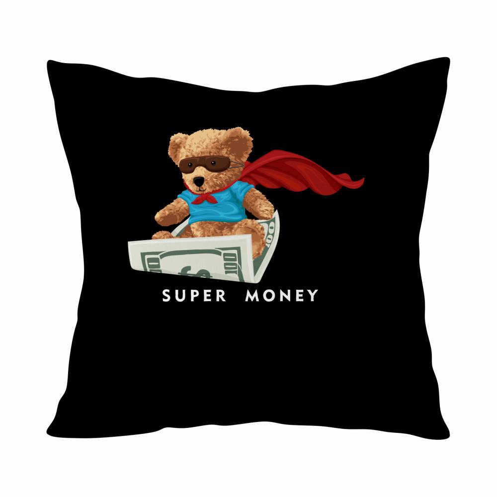 Super Money Teddy poduszka