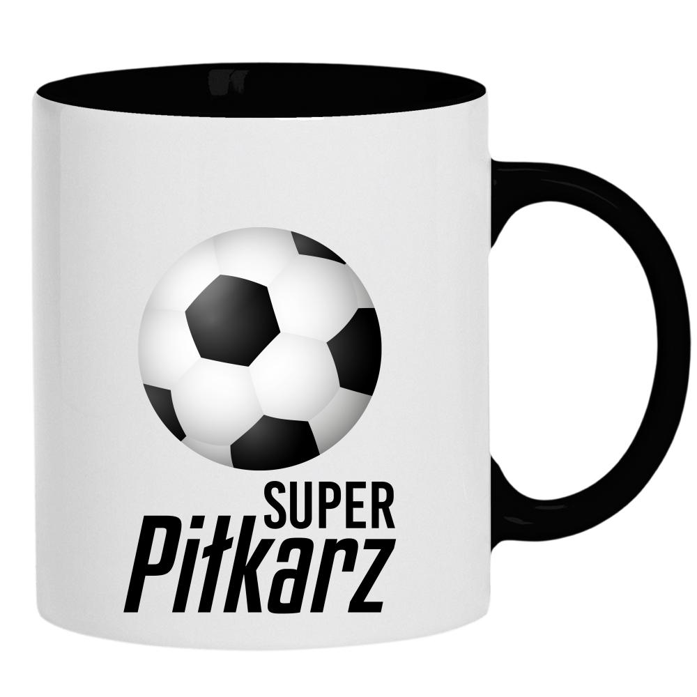 Super Piłkarz kubek ucho kolor kolor czarnyy