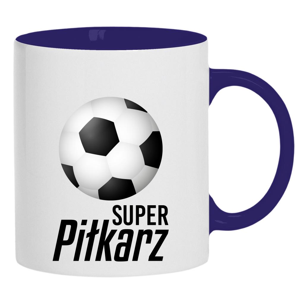 Super Piłkarz kubek ucho kolor kolor navy