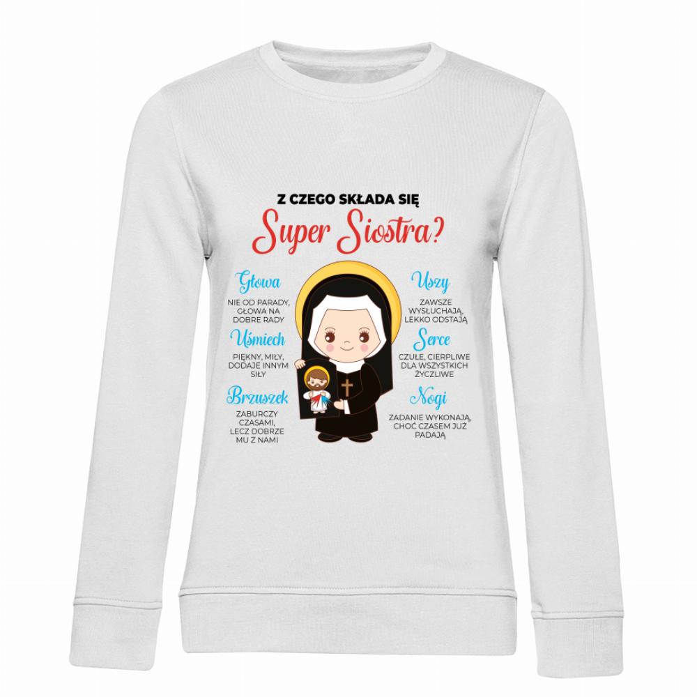 Super Siostra bluza damska bez kaptura