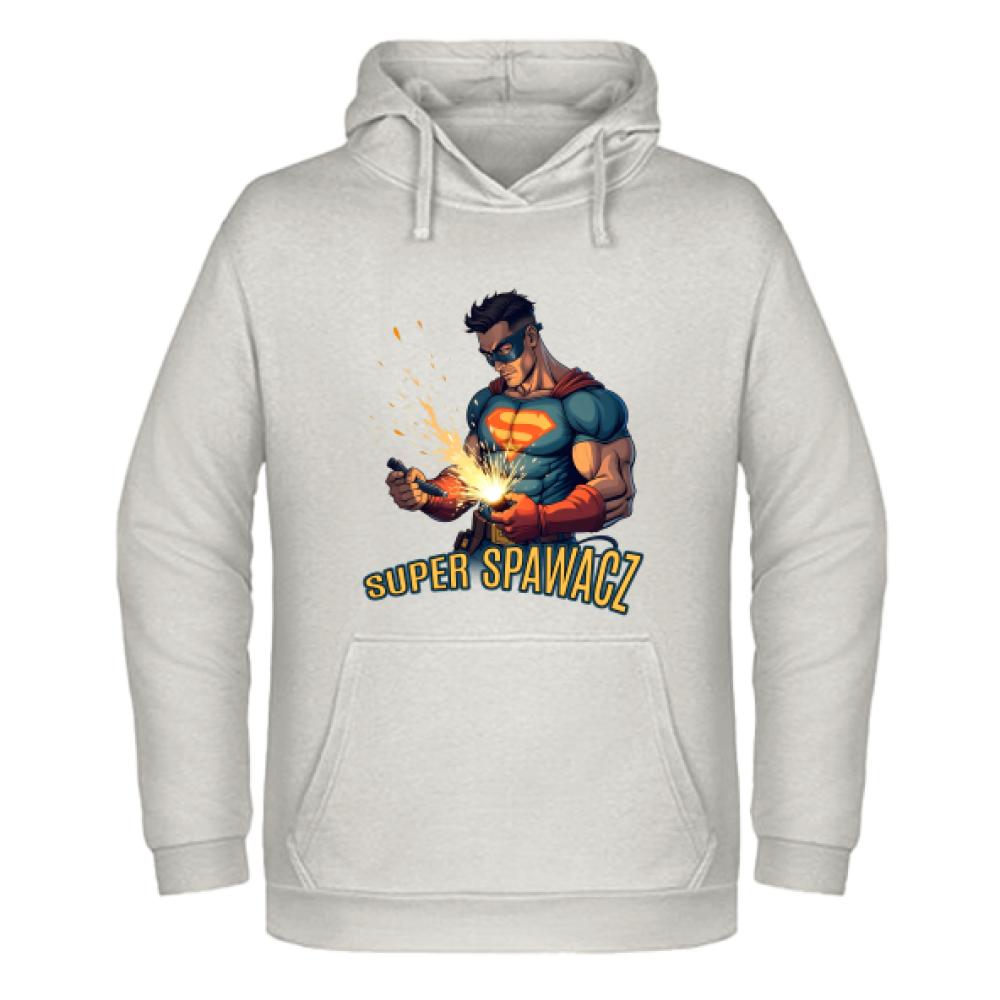 Super Spawacz bluza męska z kapturem kolor vanilla milkshake