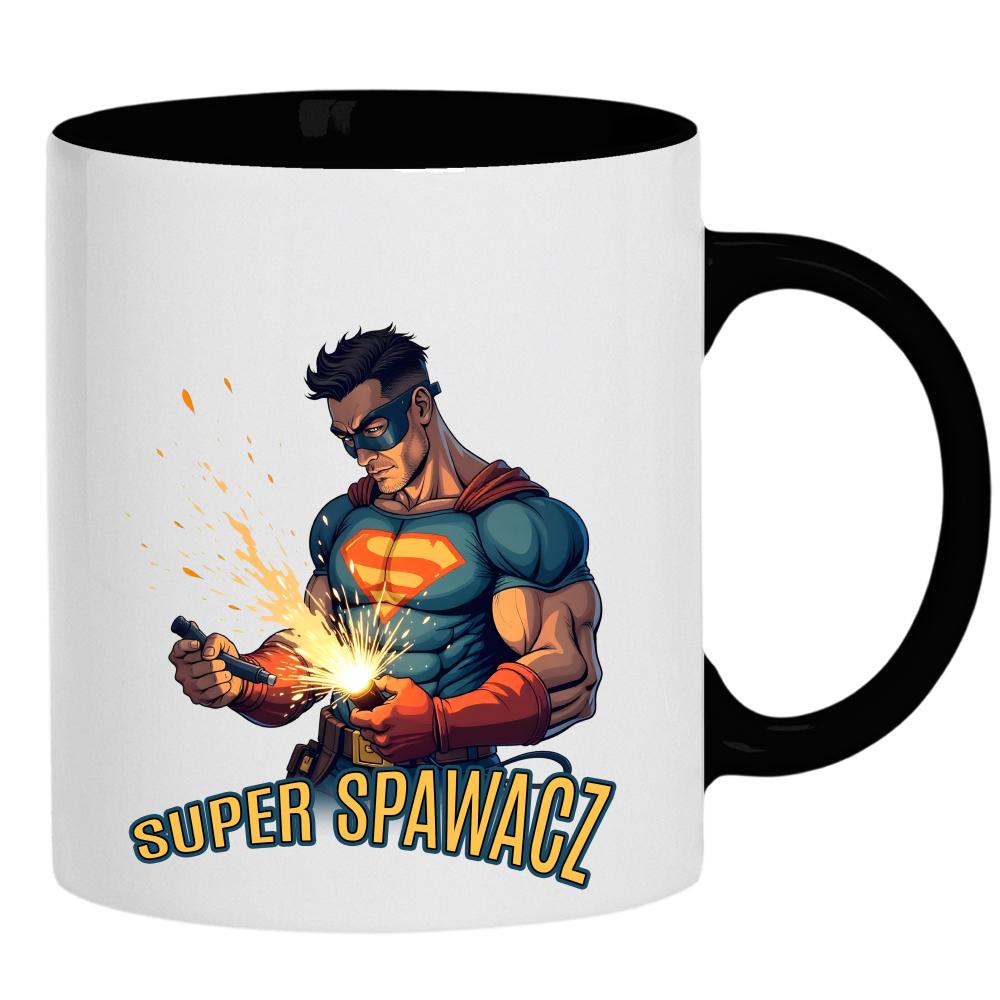 Super Spawacz kubek ucho kolor kolor czarnyy