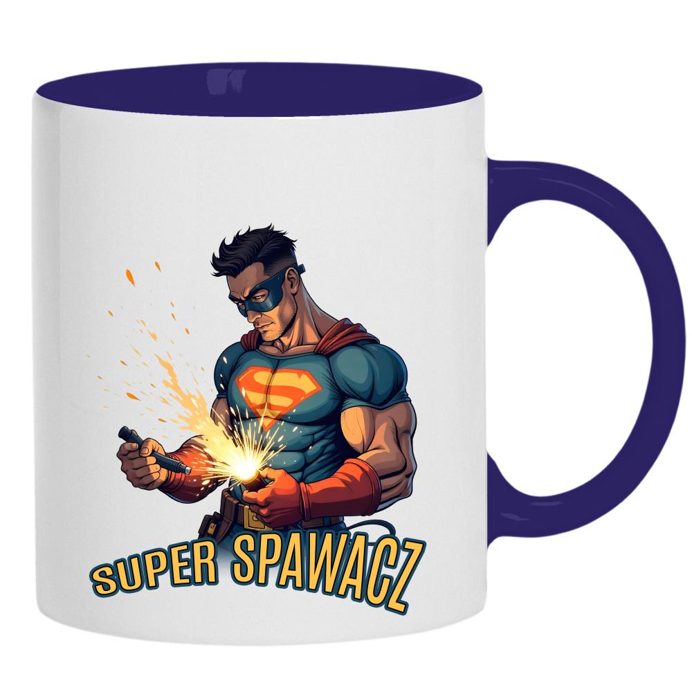 Super Spawacz kubek ucho kolor kolor navy