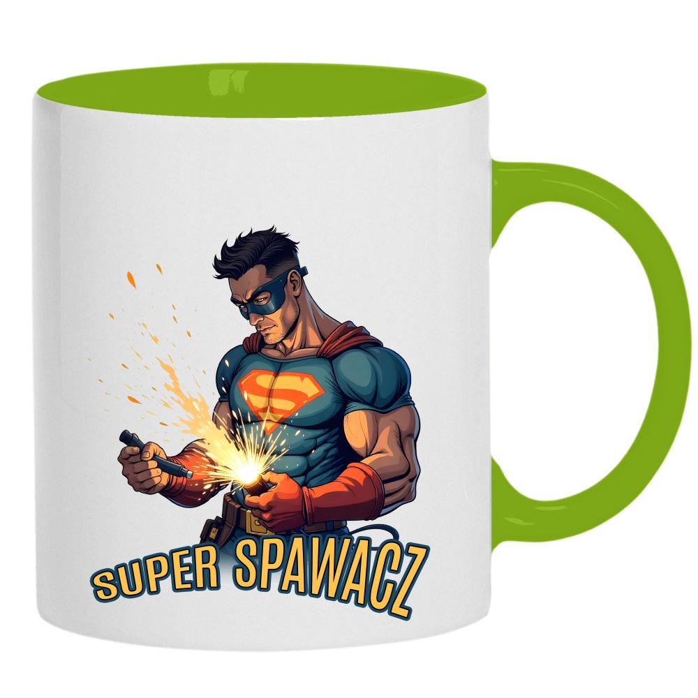 Super Spawacz kubek ucho kolor kolor zielony
