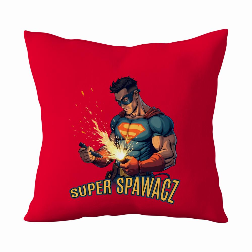 Super Spawacz poduszka kolor czerwony