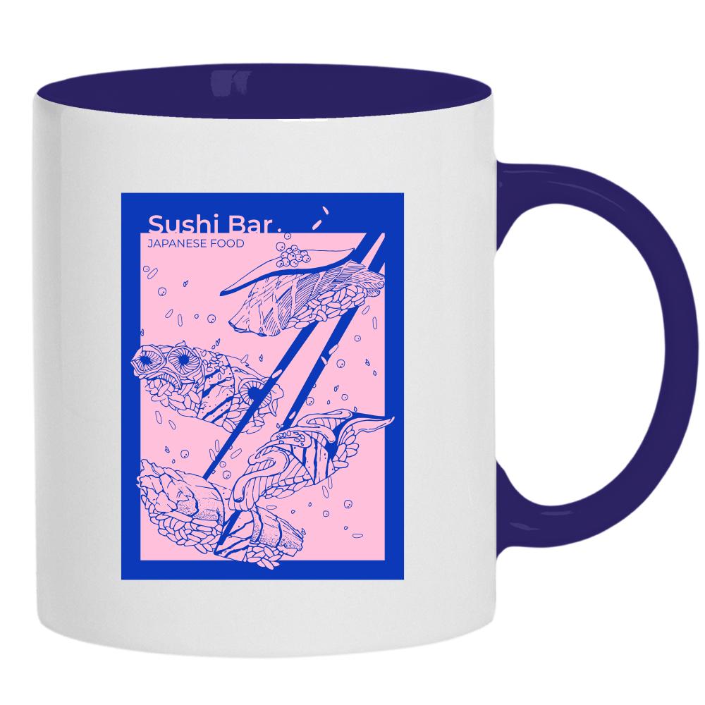 Sushi Bar kubek ucho kolor kolor navy