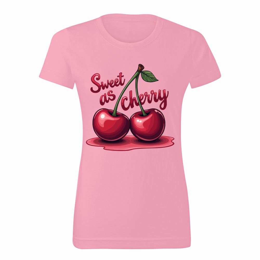 Sweet as Cherry koszulka damska