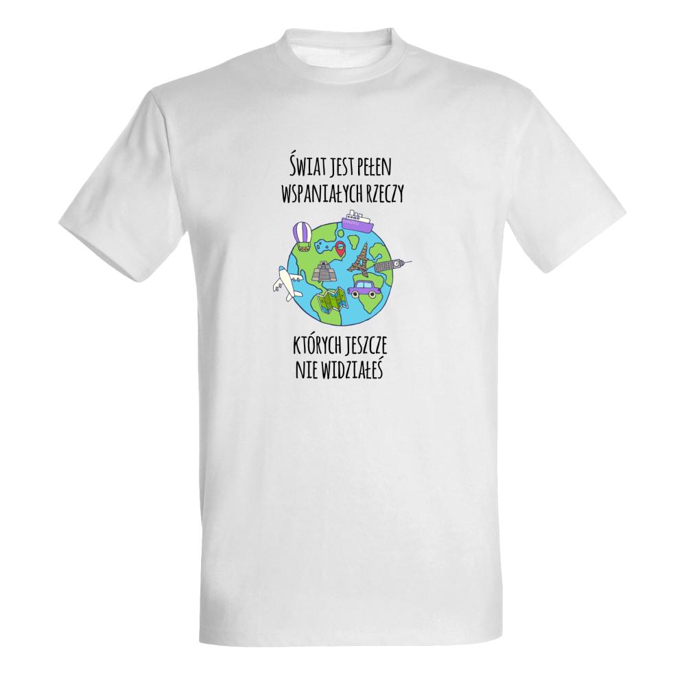 Świat jest Wspaniały koszulka męska