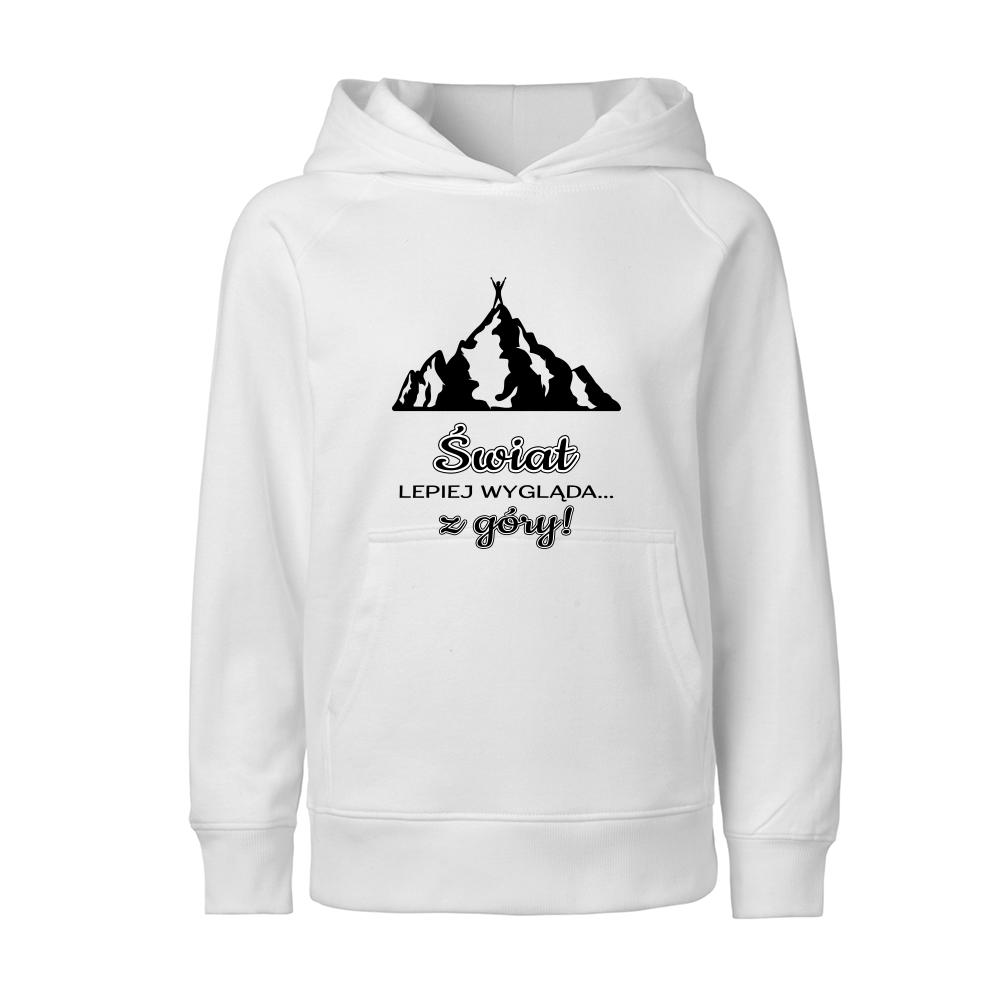 ŚWIAT LEPIEJ WYGLĄDA Z GÓRY! bluza junior