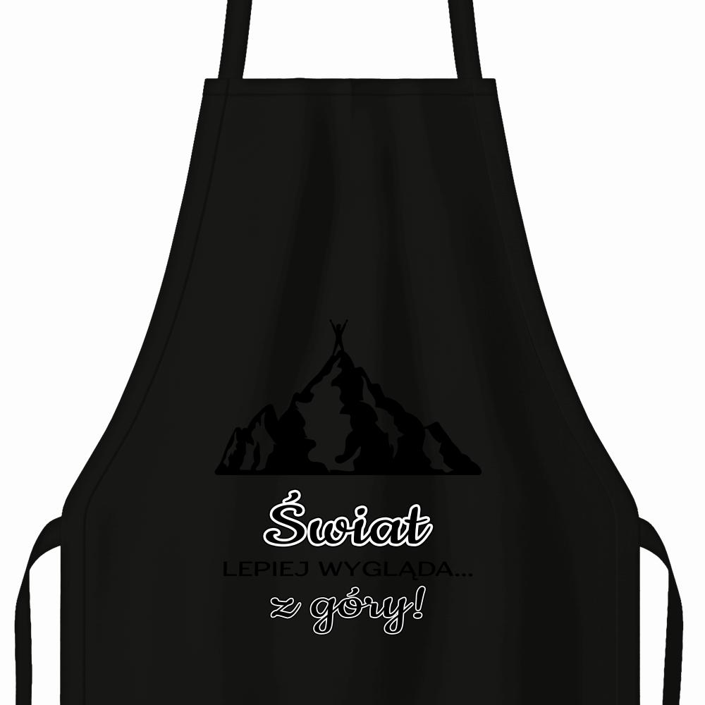 ŚWIAT LEPIEJ WYGLĄDA Z GÓRY! fartuch