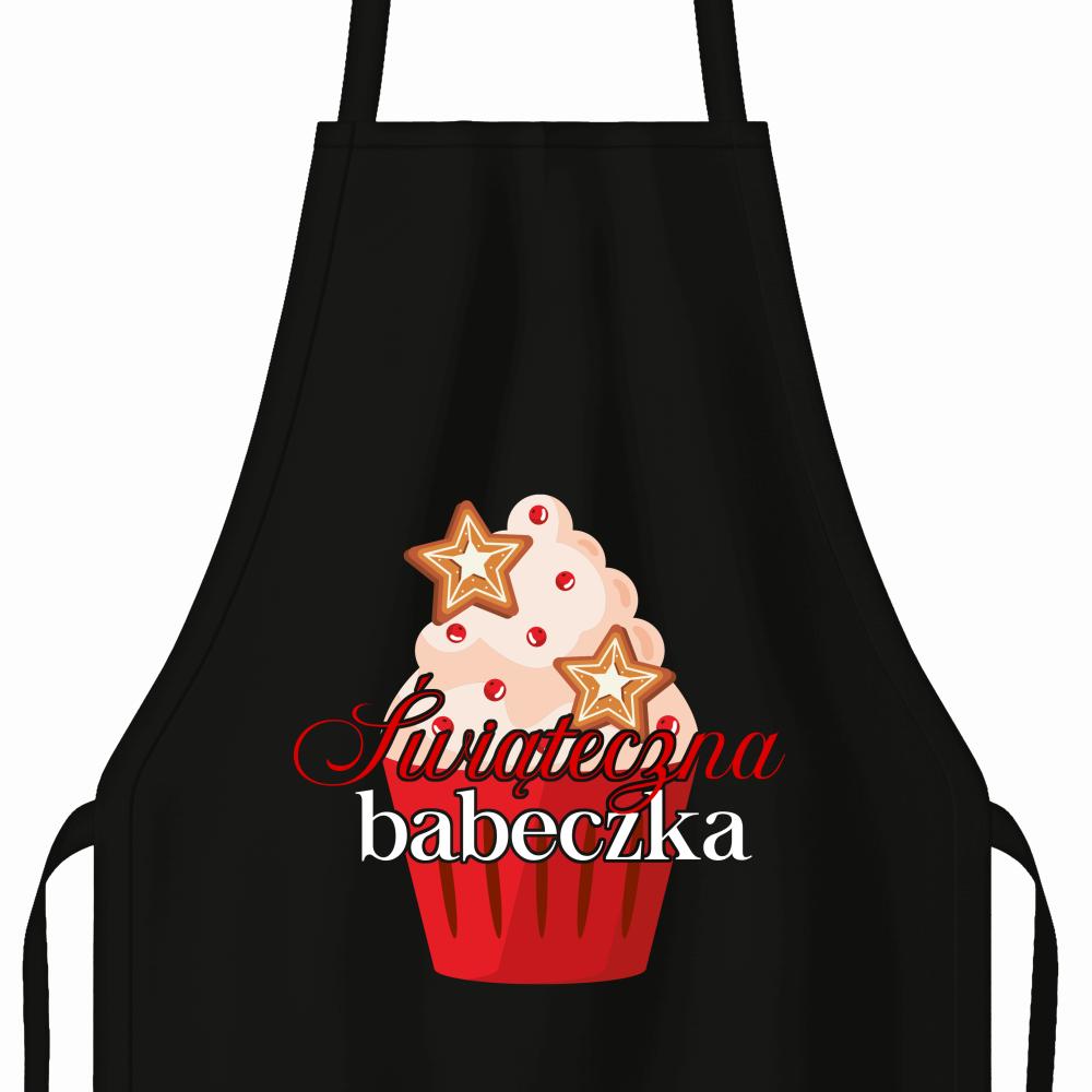 Świąteczna babeczka fartuch