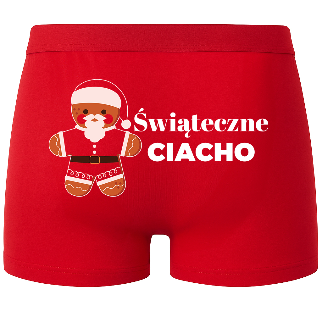 Świąteczne ciacho Bokserki bokserki męskie