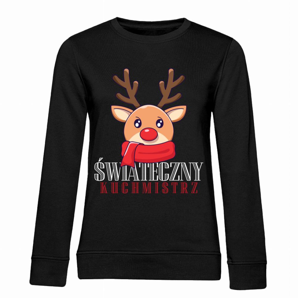 Świąteczny Kuchmistrz 1 bluza damska bez kaptura