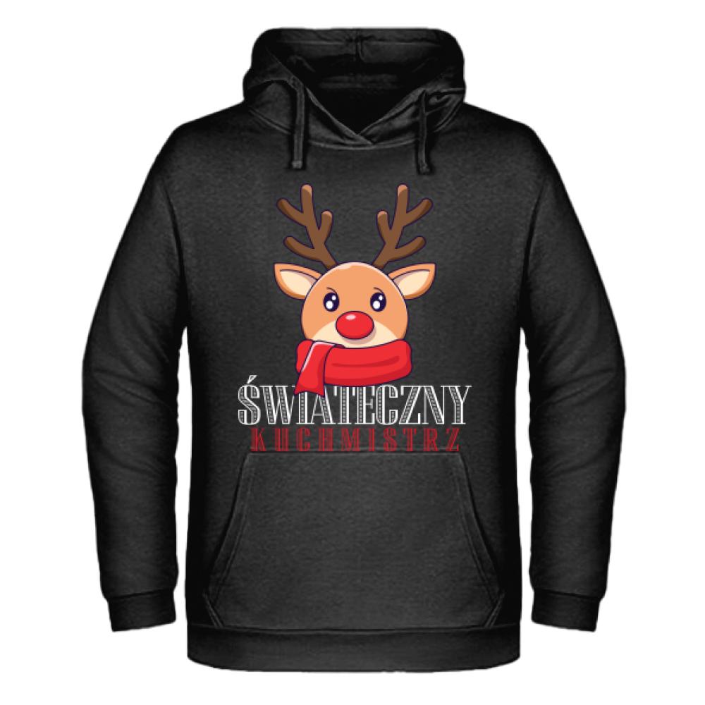 Świąteczny Kuchmistrz 1 bluza męska z kapturem