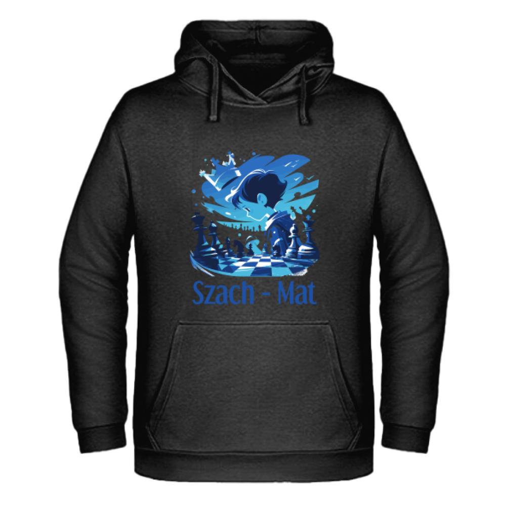 Szach – mat bluza męska z kapturem