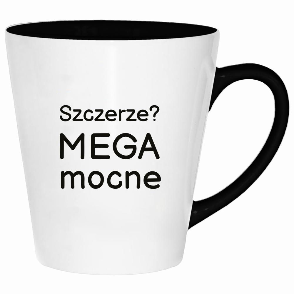 Szczerze? Mega mocne kubek latte kolor kremowy