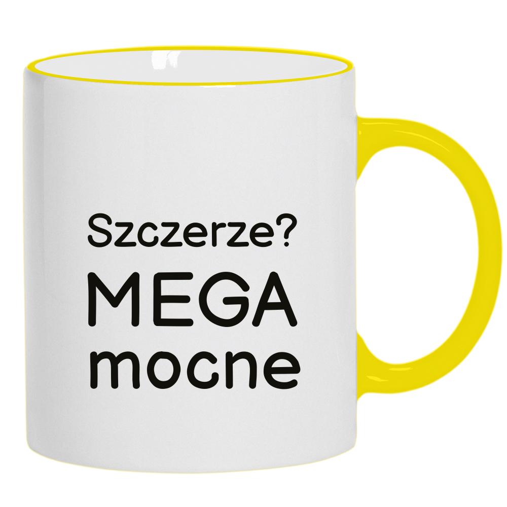 Szczerze? Mega mocne kubek żółty uchwyt i rant kolor czarny