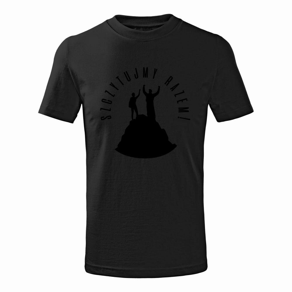 SZCZYTUJEMY RAZEM koszulka junior kolor beżowy