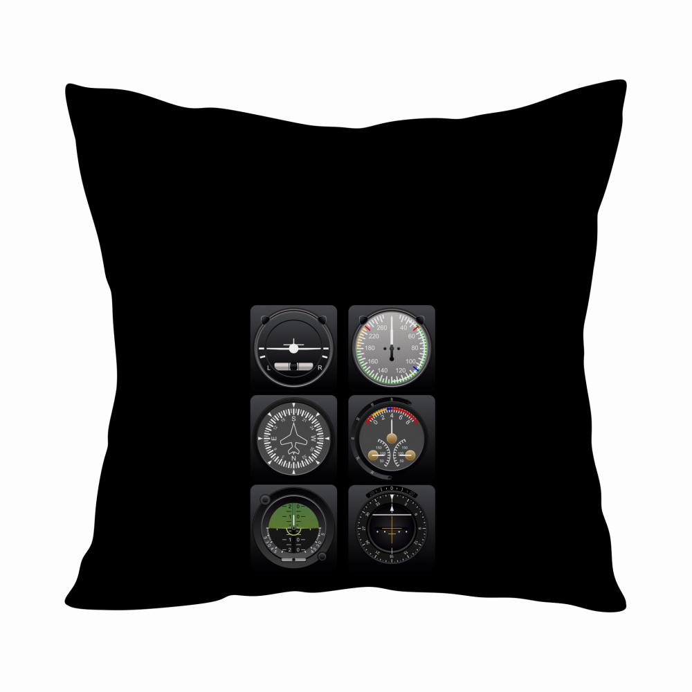 Sześciopak Pilota poduszka kolor czarnyy