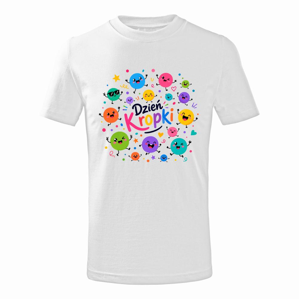 T-shirt Dzień Kropki Emotki 3 koszulka junior