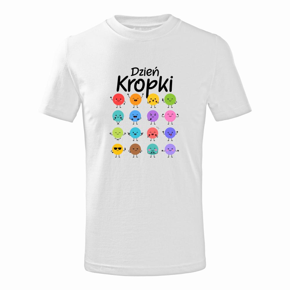 T-shirt Dzień Kropki Emotki koszulka junior