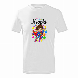 T-shirt Dzień Kropki Super bohater