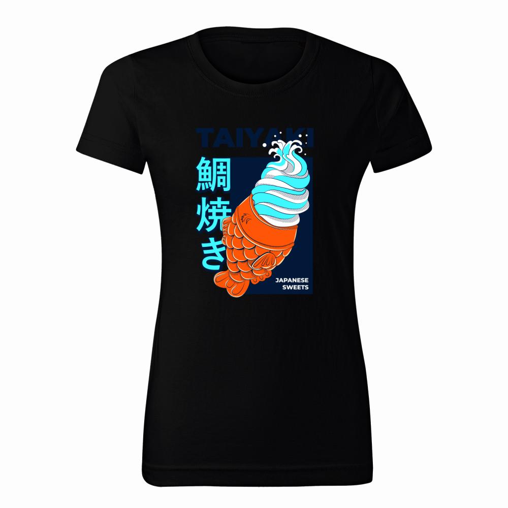Taiyaki koszulka damska kolor biały