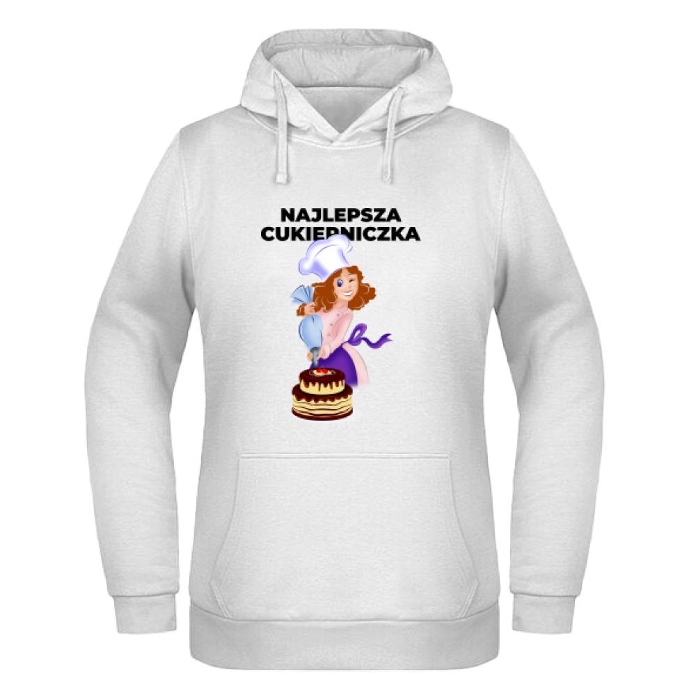 Tak wygląda najspszy Cukiernik bluza damska z kapturem