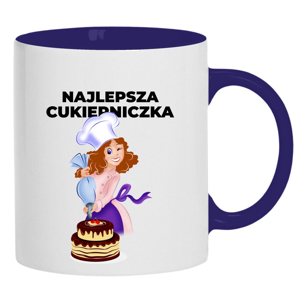 Tak wygląda najspszy Cukiernik kubek ucho kolor kolor navy